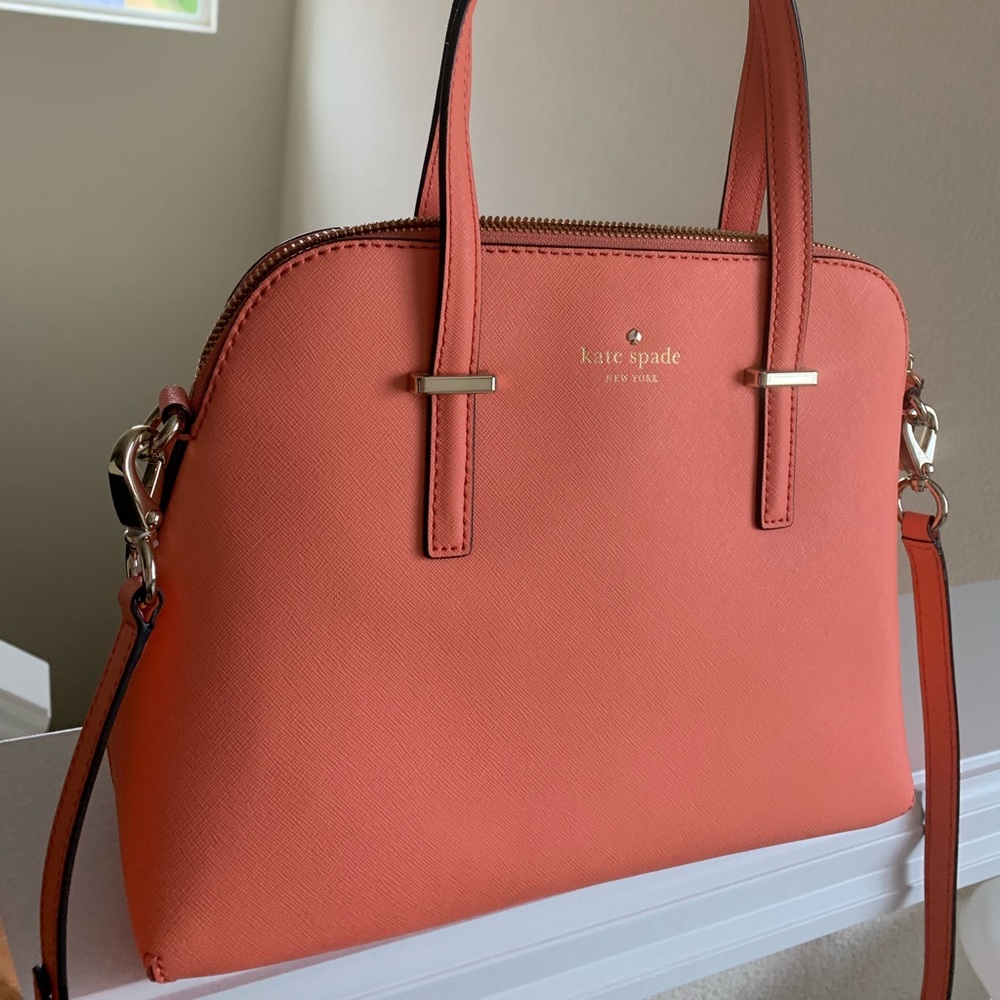 Sold! New Kate Space handbag. Coral color